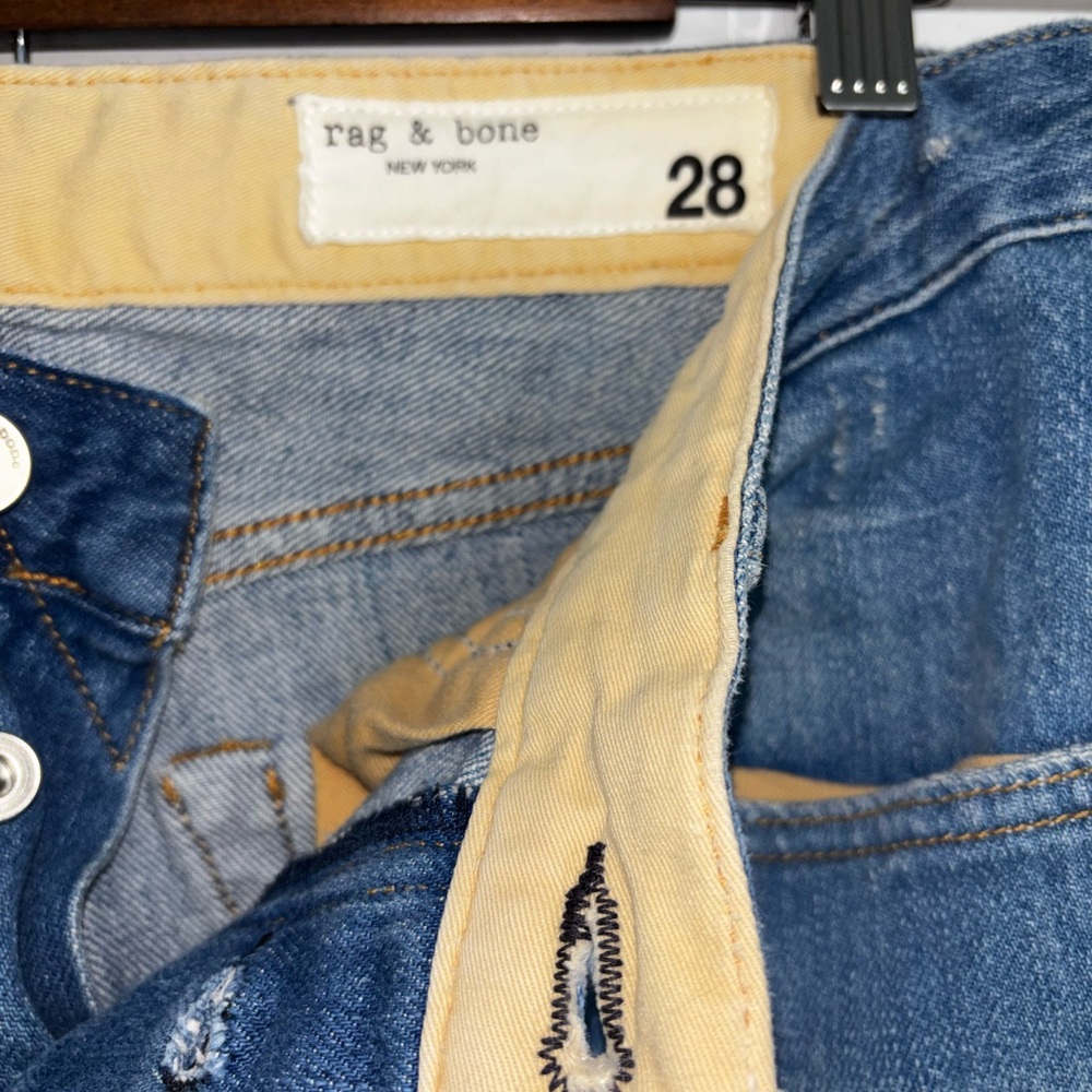 Rag & Bone Rosa Distressed
Patchwork Boyfriend Je… - image 3